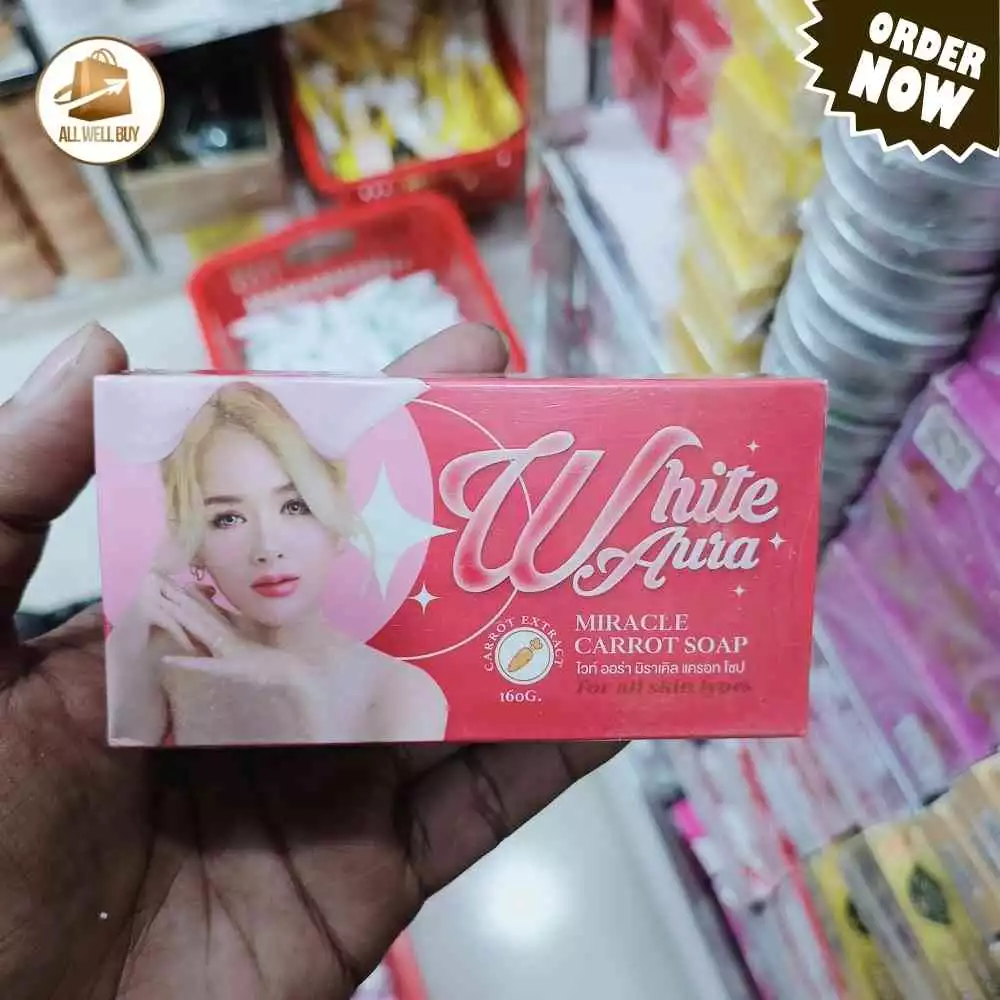 White Aura Miracle Carrot Soap-160g