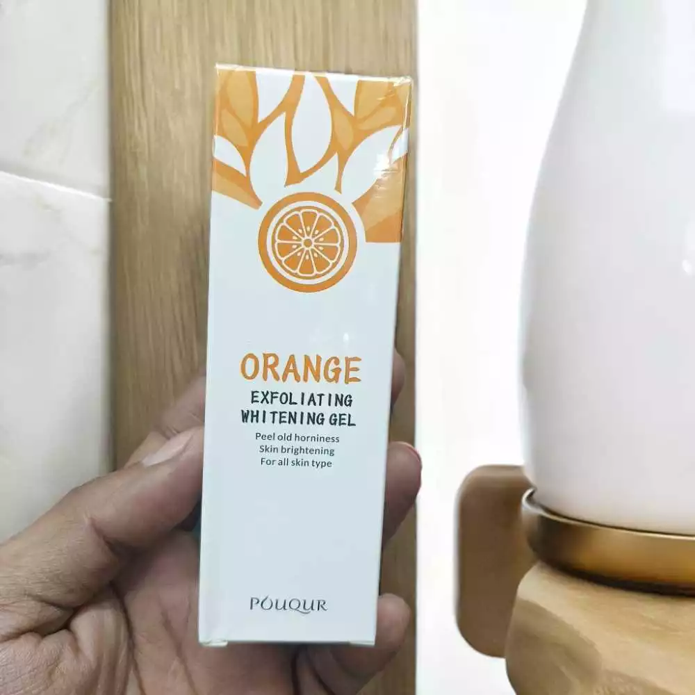 Orange Exfoliating Whitening Peeling Gel 50gm for Face and Body Skin