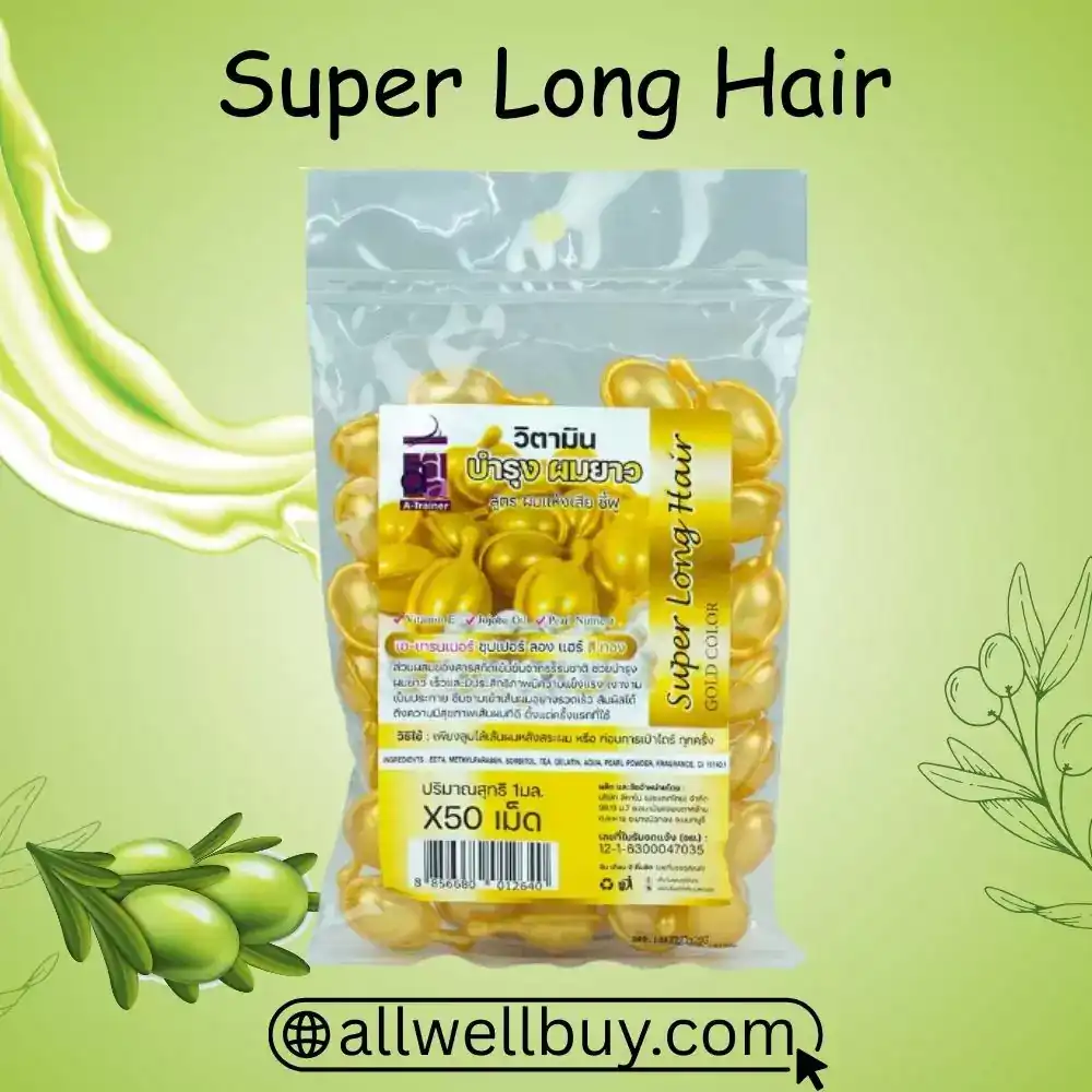 Super Long Hair Capsule Made in Thailand (50 capsules)