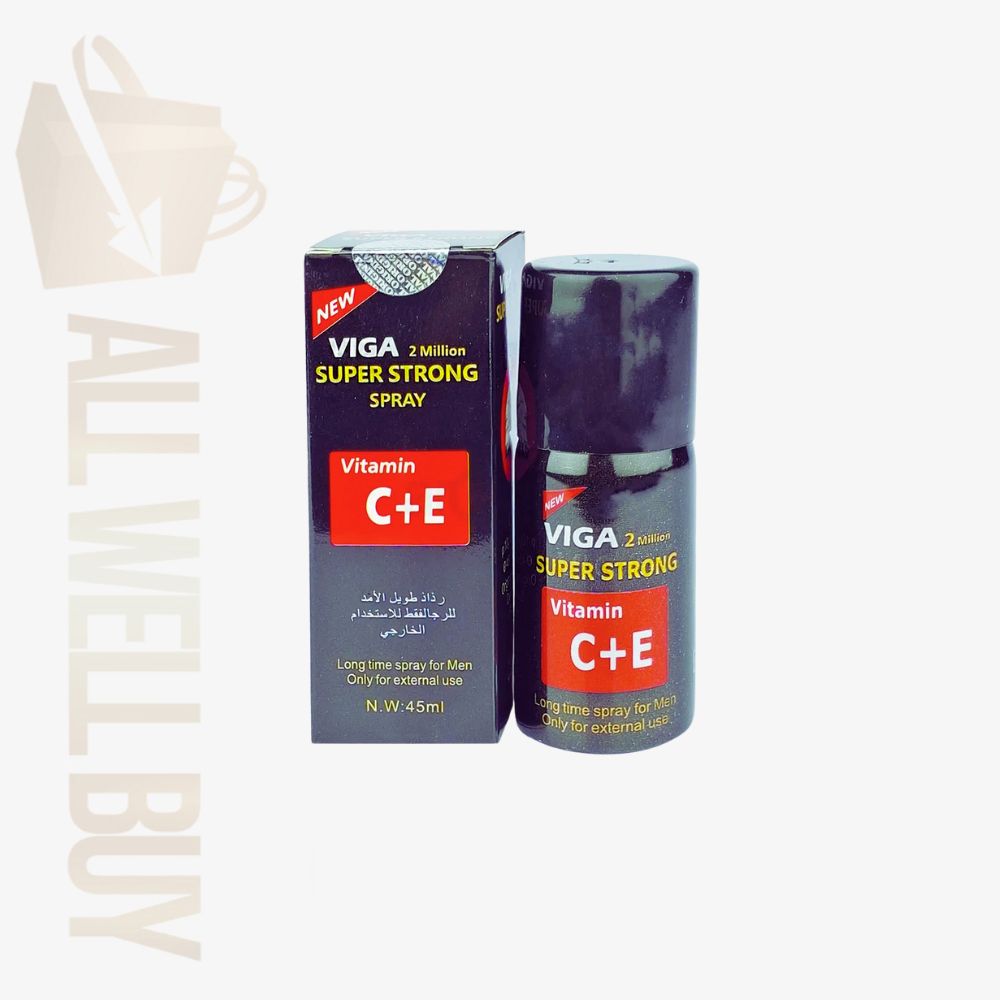 Viga 2 Million Delay Spray with Vitamin C+E – Long Time Spray for Men – 45ml