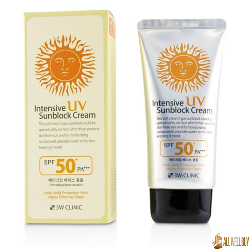 3W Clinic Intensive UV Sunblock Cream SPF50 PA+++ 70ml