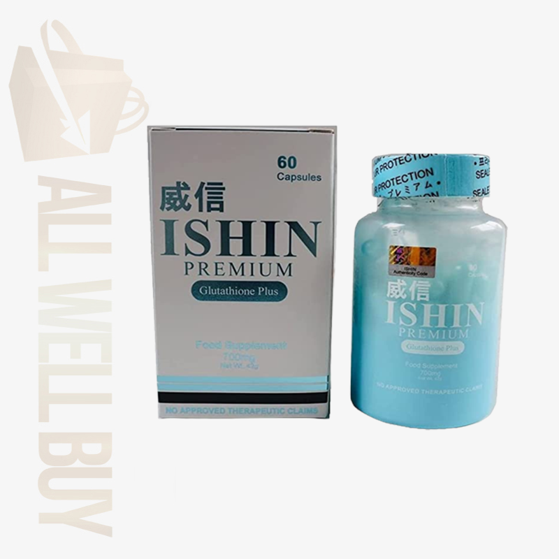 ISHIN Premium Triple Glutathione Plus 700mg 60 Capsules