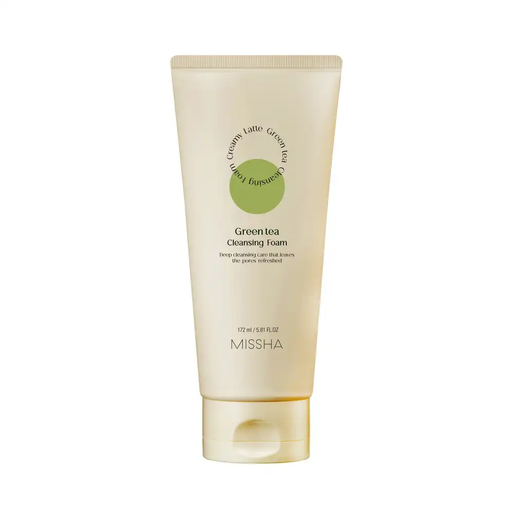 Missha Creamy Latte Green Tea Cleansing Foam