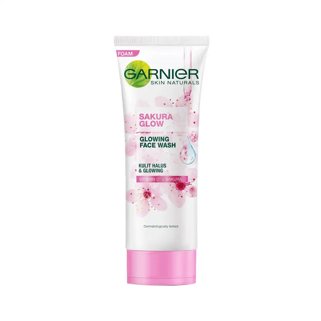Garnier Sakura Glow Glowing Face Wash Facial Cleanser