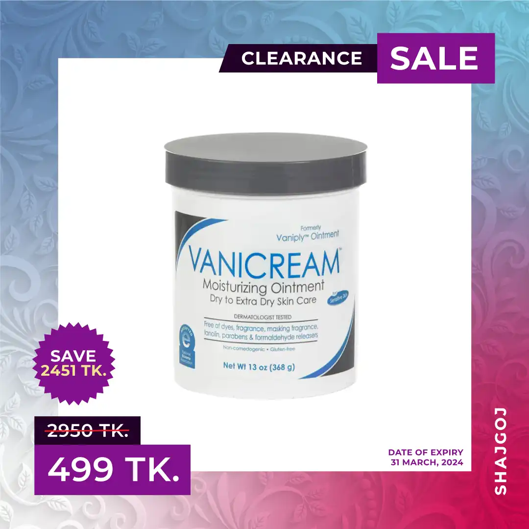 Vanicream Moisturizing Ointment Dry To Extra Dry Skin Care (Expiry Date - 31/03/2024)