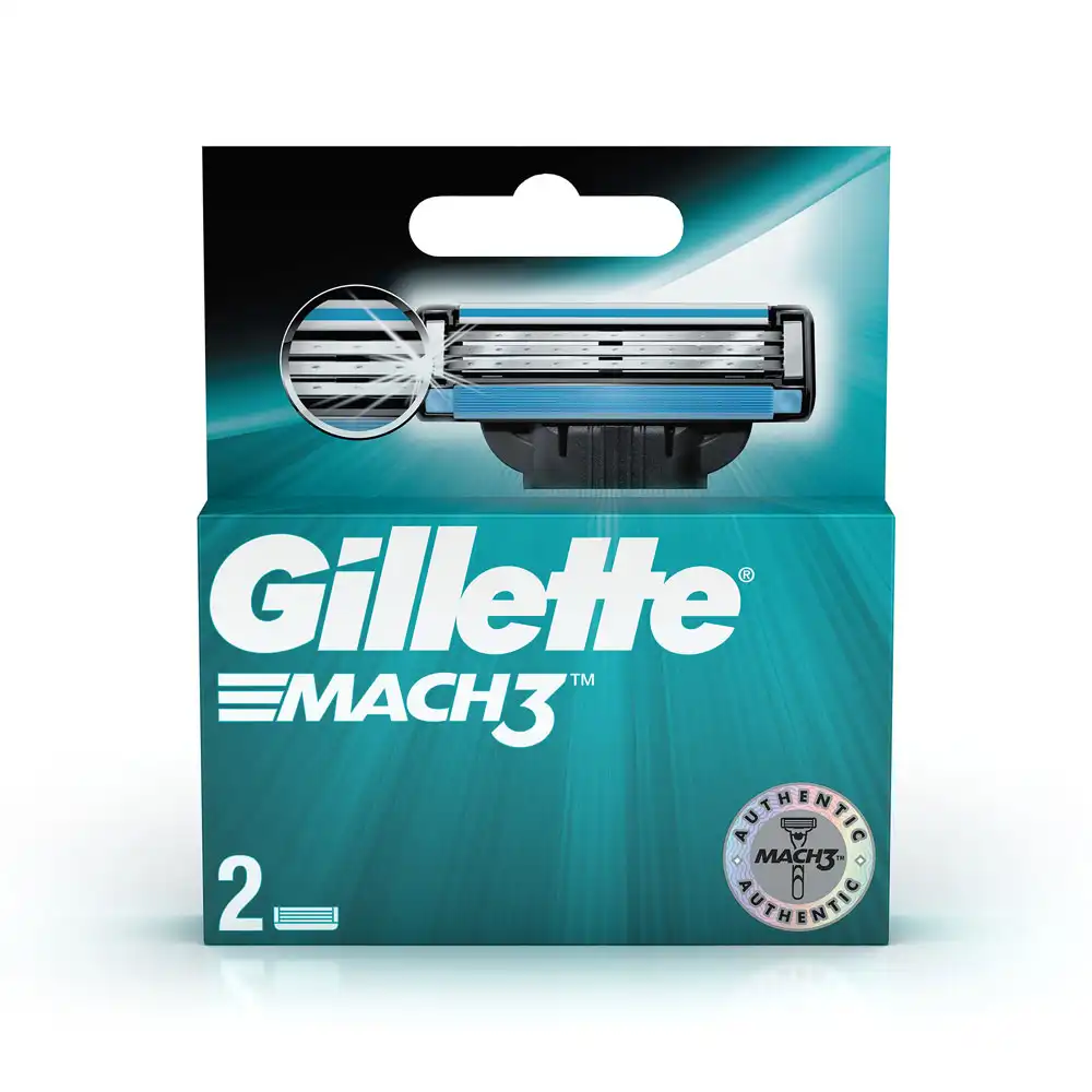 Gillette Mach 3 Manual Shaving Razor Blades - 2s Pack (Cartridge)