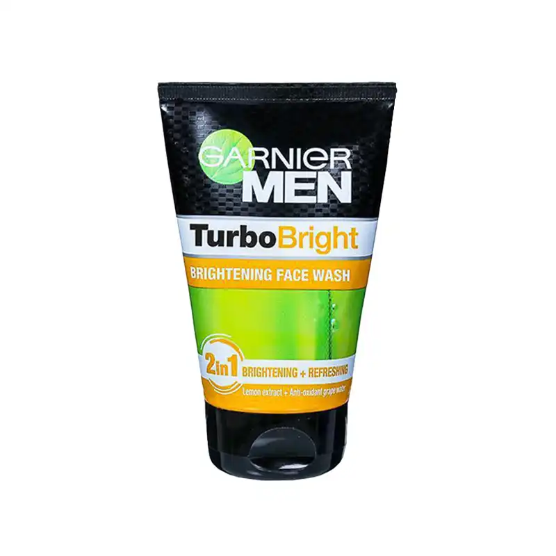 Garnier Men Turbo Bright  Brightening Face Wash 100gm
