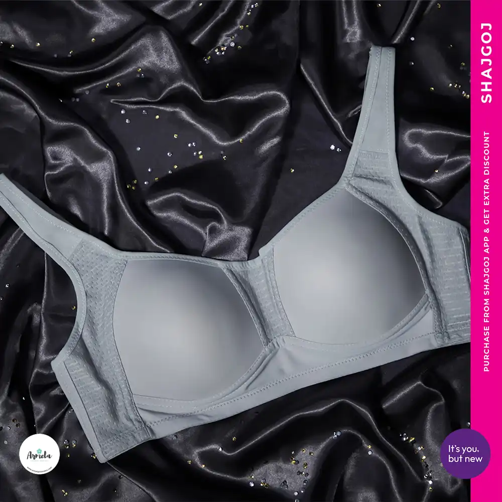 Armela Cozy Classy Bra - Gray