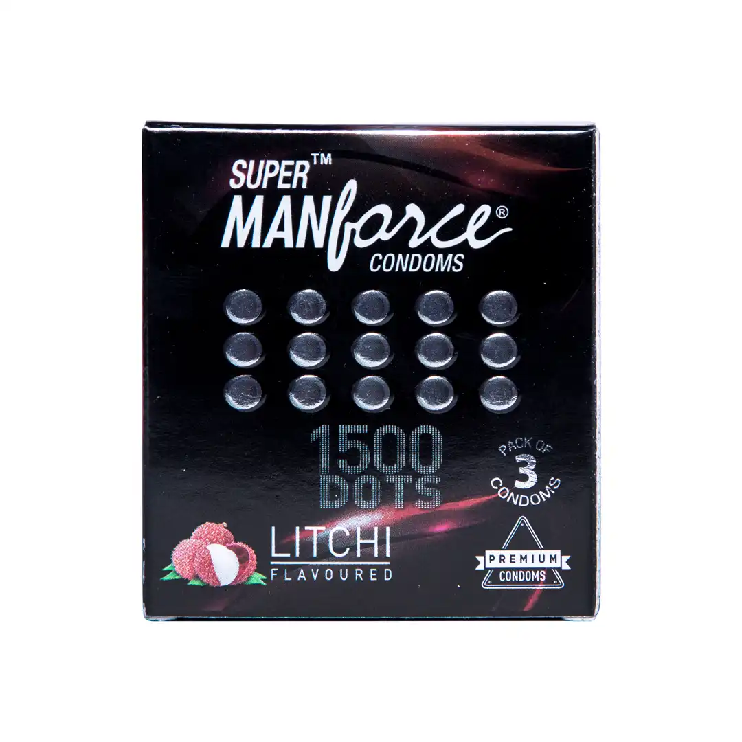 Manforce Condoms Super Litchi 3S (1500 dotted)