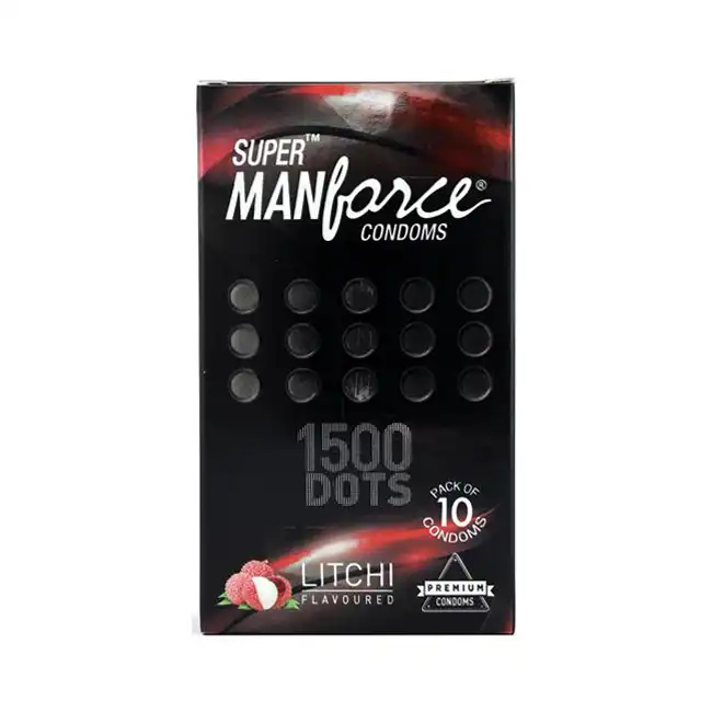 Manforce Condoms Super Litchi 10S (1500 dotted)